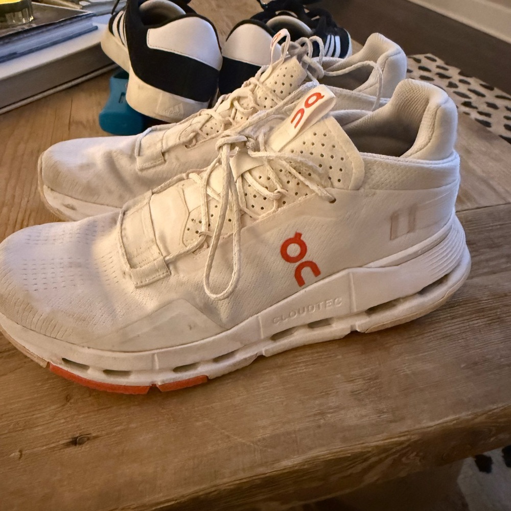 On Women's White Athletic Shoes